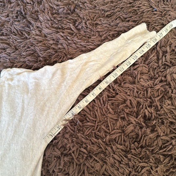 Nic+ Zoe linen Top Knit Beige Transitional Color Fall Quality  Size small - Picture 6 of 7